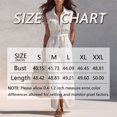 thumbnail image 4 of Morttic Women's Elegant Solid Color Lapel Sleeveless Belted Front Button with Pockets Split Hem Vacation Shirt Maxi Dress Ivory White，S, 4 of 4