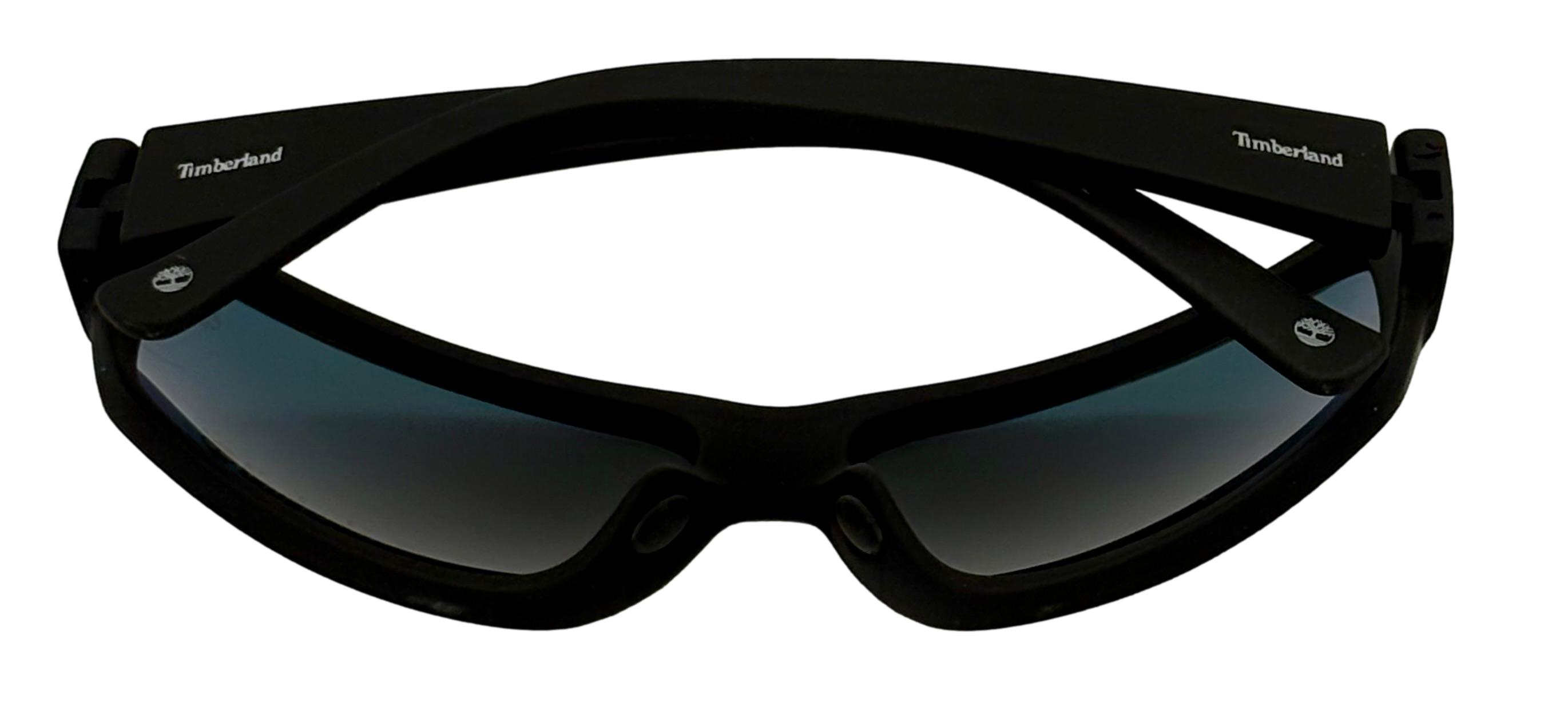 Timberland Matte Blue Mens Plastic Rectangle Sunglass Polarized Lens TB7261. 20D