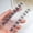 NKFSZ008, variant on French Glitter Uv Gel Nail Stickers Waterproof And Durable