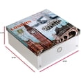 thumbnail image 3 of PACK 4 Caja organizadora de plástico con imagen de LONDON Tutti-Home TUTTI-HOME Azul, 3 of 3