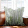 thumbnail image 4 of Throw Pillow Covers 16x16 Inch, Abstract Green Decorative Pillow Cases for Couch Sofa Bed, Modern Gradient Minimalist Mottled Art Cotton Linen Square Home Decor Pillowcases with Hidden Zipper, 4 of 7