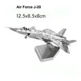 thumbnail image 1 of 3D Metal Puzzles DIY Manual Military F35 J20 SU-34 Fighter Aircraft Shuttle Helicopter Mars Probe Assemble Model Jigsaw Puzzles J20, 1 of 6