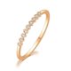 thumbnail image 1 of Anillos de Zirconia cúbica minimalista Ailodo para mujeres y niñas, anillos sencillos de moda para fiestas, bodas, anillos de dedo para mujeres, joyería, regalo de San Valentín Tan Jianjun unisex, 1 of 2