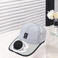 thumbnail image 1 of Sombrero con visera ventilador Salvador gris claro transpirable verano, 1 of 10