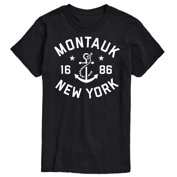 Instant Message - Montauk New York - Men's Short Sleeve Graphic T-Shirt