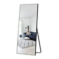 thumbnail image 1 of NeuType Full Length Mirror Floor Rectangle Black 47"x16", 1 of 9