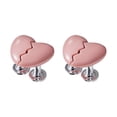 thumbnail image 1 of Broken Heart Shaped Toilet Press, 1 of 2