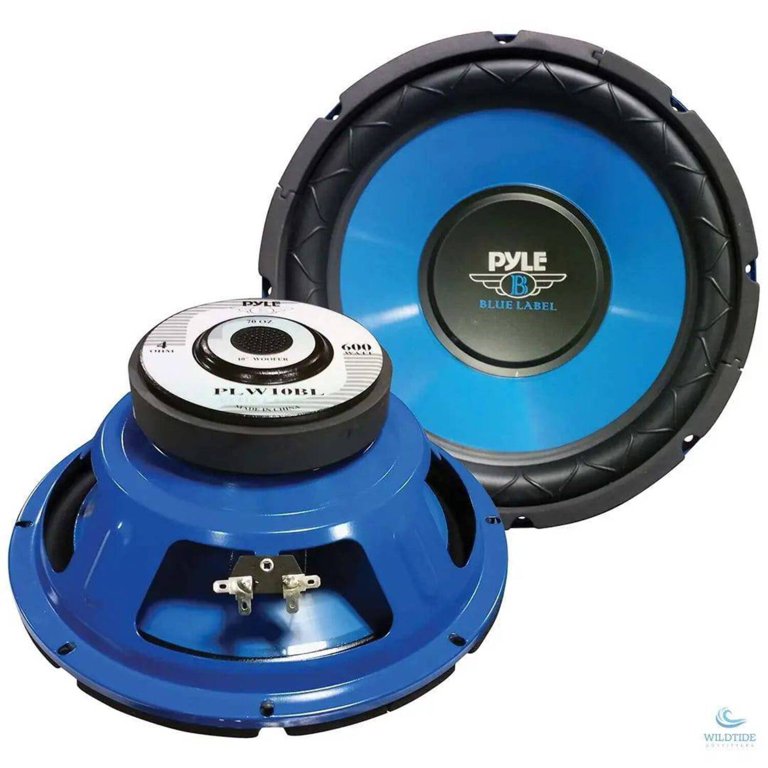 Pyle PLW10BL 10 Inch 600 Watt 4 Ohm Impedance Car Audio Power