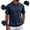 Navy, variant on OIOLOYJM Mens Short Sleeve Polo Shirts Quick Dry Casual Lightweight Work Golf Shirts Breathable Classic Fit Soft Workout T-Shirt Black L