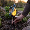 thumbnail image 4 of Solar Blue Ice Dragon Garden Light, 16 Inch 3D Glowing Fantasy Dragon Yard Decor, Dragons Solar Lights Outdoor Resin Lamp, Gothic Garden Decor Figure with LED for Halloween Decorations (Blue) ﻿, 4 of 5