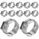 thumbnail image 2 of 50pcs Pex Crimp Pex Rings Pex Tubing Clips Pex Pinch Clamp Tool Ring Clamp, 2 of 2