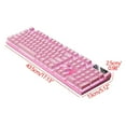 thumbnail image 3 of Kyusrd Gaming Keyboard USB Wired Floating Keyboard,Ergonomic Water Mechanical Feeling Keyboard,Ultra Slim LED Backlit Keyboard For Desktop,Compute, 3 of 5
