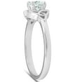 thumbnail image 2 of Pompeii 5/8 Ct Diamond Solitaire Celtic Engagement Ring 14k White Gold (G/H,I1-I2), 2 of 4