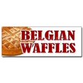 thumbnail image 1 of 24" Belgian Waffles Decal Sticker Dessert Whipped Cream, 1 of 1