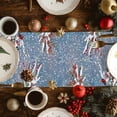 thumbnail image 5 of Snowman Christmas Dresser Scarf Farmhouse, Dining Table Decorations for Wedding/Parties, Xmas Tree Snowflake Winter Elk Table Runner 120 Inches Long for Kitchen Dining, 13 x 120 In, 5 of 9