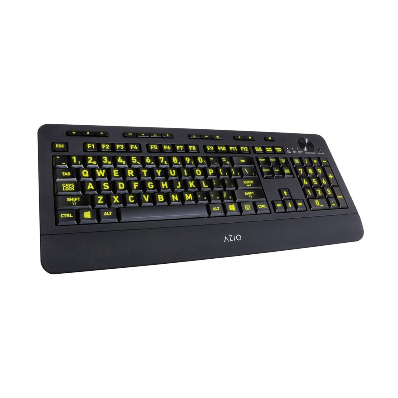 Large Print Vision 5 Color Backlit Keyboard Usb Walmart Com Walmart Com