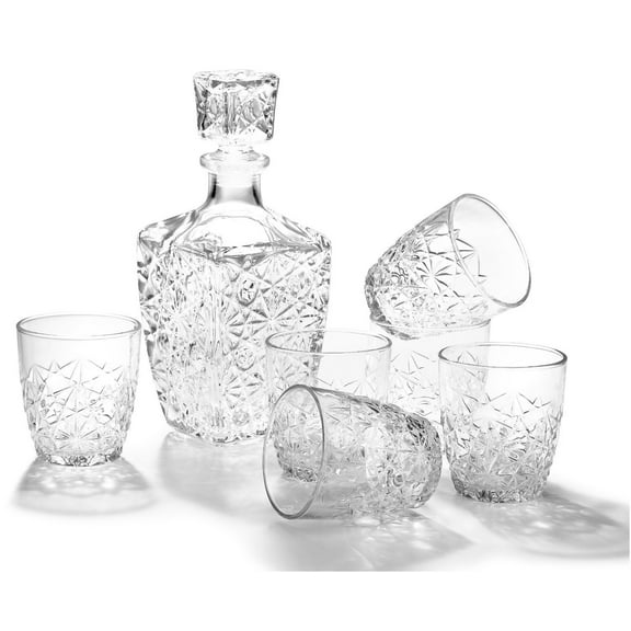 Bormioli Rocco Dedalo 7-Piece Liqueur Set