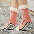 thumbnail image 4 of Winter Floor Socks - Extra Thick Fleece-Lined Warm Home Socks for Ultimate Comfort and Cozy Indoor for Cold Floors (Pink), 4 of 5