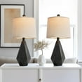 thumbnail image 2 of 20.25'' Table Lamps Set of 2, Black Farmhouse Lamps for Bedroom, Living Room, Nightstand, 2 of 8