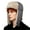 Dark Gray, variant on Winter Ear Flap Hat For Extreme Weather Windproof Cold Proof Ski Mask With Fleece Lining For Men And Women L Size Black