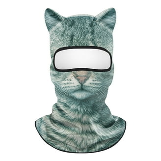 3D Cat Ski Balaclava Sheisty Face Mask with Ears for Music