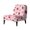 Strawberries with Faces, variant on HELLHERO Anti Scratch Soft Fabric Armless Accent Chair Protector for Armless Chair, Armless Chair Slipcover Deer and Snowflake Pattern Design