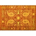thumbnail image 1 of Ahgly Company Indoor Rectangle Persian Yellow Traditional Area Rugs, 2' x 5', 1 of 4