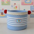 thumbnail image 4 of Woven Storage Basket Living Room Desktop Sundries Storage Basket C, 4 of 5