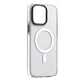 thumbnail image 1 of Funda TEKKU Matte Color para iPhone 15 PLUS Trans Blanco compatible con MagSafe, 1 of 5