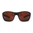 thumbnail image 2 of Mens Road Warrior Driving Lens Wrap Sport Sunglasses Metallic Brown, 2 of 4