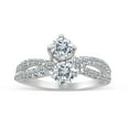 thumbnail image 1 of 1/2ctw Diamond Two Stone Ring in 10k White Gold (G-H, I2-I3, 1/2ctw), 1 of 2