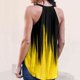 thumbnail image 4 of Camiseta Sin Mangas Para Mujer Sin Mangas Cami Tops Moda Impresa Cuello en V Chaleco Blusa Sling Odeerbi ODB156971, 4 of 5