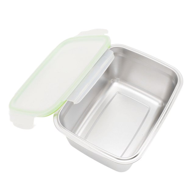 Stainless Steel Lunch Box, Leakproof Food Storage Containers Thermal Lunch Containers Hot Food Lunch Container Thermal Food Container for Office Outdoor Travel