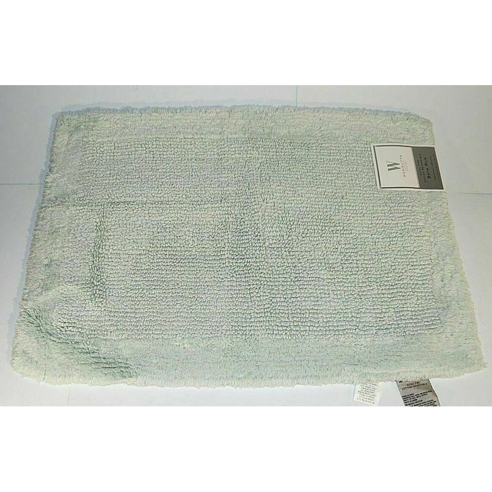 New Wamsutta Luxury Ultra Fine Cotton Reversible Bath Rug 24" x 40" in