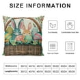 thumbnail image 5 of Nawypu Easter Pillow Covers  Easter Decorations for Home Bunny Truck Hello Peeps Hip Hop Spring Farmhouse Home Office Sofa Couch Bed Decoration, 5 of 5