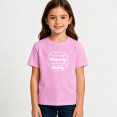 thumbnail image 2 of Girls Graphic Tees Cute Like Mommy Kids T Shirt Funny Family Quote 100% Cotton Short Sleeve Soft Tops 4-13Y, 2 of 5