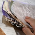 thumbnail image 3 of 50 piezas de papel para álbum de recortes hecho a mano, tamaño A6, tela de malla de morera, papel especial, suministros para diario de álbum de recortes, material de bricolaje, 3 of 7