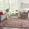 thumbnail image 3 of 8â€™ x 10â€™ Red and Multicolor Decorative Area Rug, 3 of 7