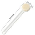 thumbnail image 4 of Floleo Dry Brushing Body Brush Long Handle Exfoliating Massage Shower Bath Brush for Soft Smooth Skin Detox Circulation Back Brush Gentle Bristles, 4 of 9