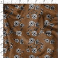 thumbnail image 5 of Soimoi Minky Brown Fabric By the Yard - 56 Inch Wide - Florals Print Fabric - Elegant and Timeless Patterns for Fashion and Home Decor Printed Fabric, 5 of 6
