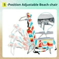 thumbnail image 4 of Ambifirner Folding Chair - Ultra-Portable 8.4lbs Aluminum Recliner with Lay Flat & XL Storage, Supports 220lbs for Beach/Picnic, 4 of 9