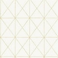 thumbnail image 1 of NuWallpaper NUS3577 White & Gold Get In Line Peel & Stick Wallpaper, 1 of 6