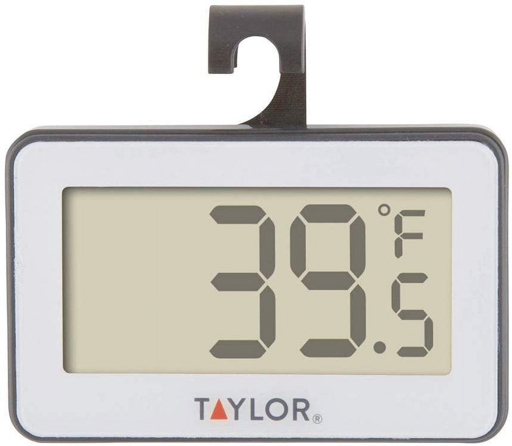 Taylor 1443 Digital RefrigeratorFreezer Thermometer Large Display  Adjustable Temperature For Home Commercial - Office Depot