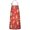 Red Christmas Gingerbread, variant on Red Christmas Gingerbread Man Pattern Apron-Garden Aprons for Women with Pockets-Cotton Linen Waterproof Kitchen Cooking Gardening Aprons Adjustable for Kitchen,Cooking,BBQ and Salon 33"x27"