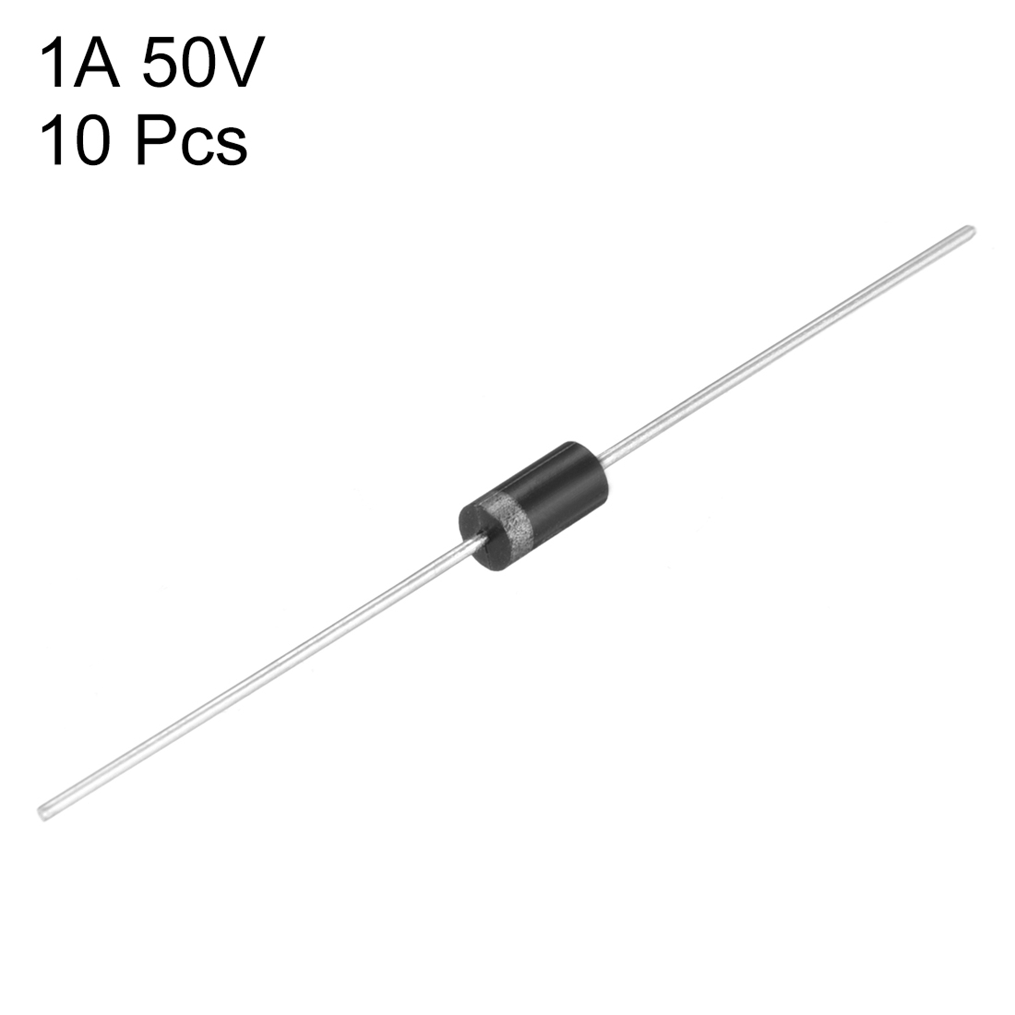 Buy Unique Bargains 1N4001 Rectifier Diode 1A 50V Electronic Silicon Diode 10 Pack Online at