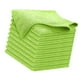thumbnail image 1 of 10 paños de limpieza de microfibra, toalla de limpieza para platos húmedos y secos, toalla absorbente para platos, ollas de oficina y lavar platos. Verde, 1 of 8