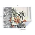 thumbnail image 3 of Maison Concepts Microfibre Drying Mat Tropical Chic - Set of 2 (15L X 20W X 1H), 3 of 3