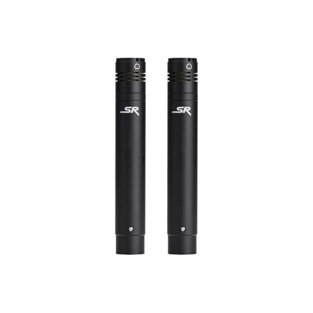 UPC: 0889028163047 | Monoprice SC100 Small Pencil Condenser Microphones (Pair) Condenser Stick with Interchangeable Omni and Cardioid Capsules – Stage Right Series