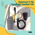 thumbnail image 3 of Micrófono con altavoz de hombro Walkie Talkies para Retevis RT22 RT68, 3 of 9