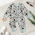 thumbnail image 2 of Staki Baby Footless Pajamas Viscose of Bamboo Cartoon Infant Boys Zipper Pjs Romper 0-18M,6-12 Months, 2 of 7